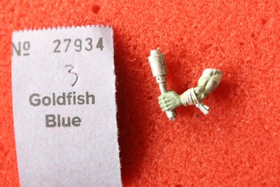 Games Workshop Warhammer 40k Orks Stikkbomber Arm Metallgebiss Stikkbomb links