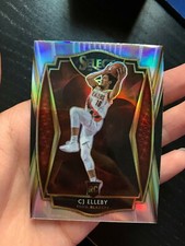 2020-21 Select Basketball CJ Elleby Premier Level Rookie SILVER Prizm #198 RC