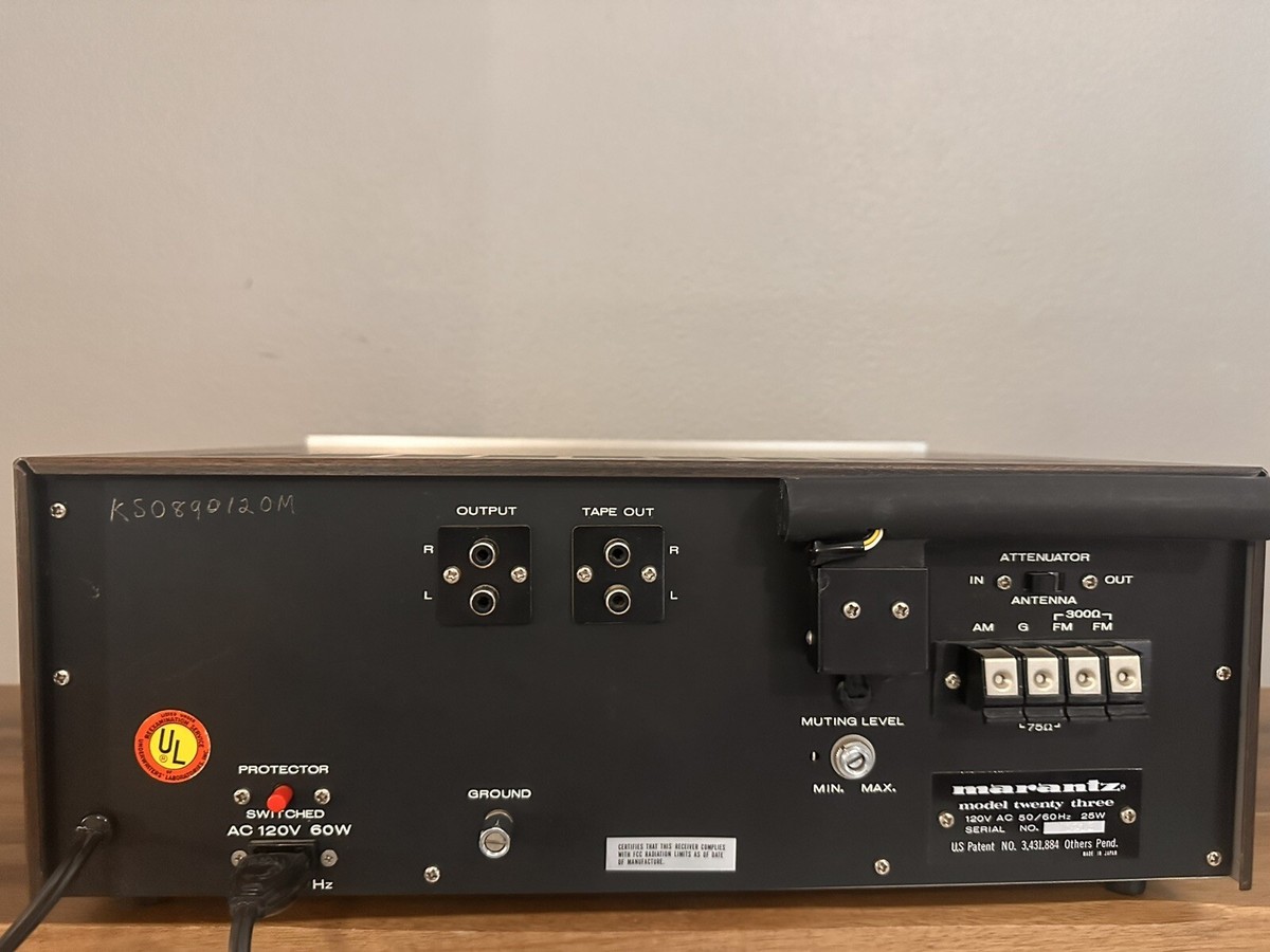Vintage Marantz Model Twenty Three 23 Solid State AM/FM