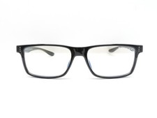 GUNNAR VERTEX ONYX RECTANGULAR BLUE LIGHTBLOCKING EYEGLASSES BLACK 55-16-133 NEW
