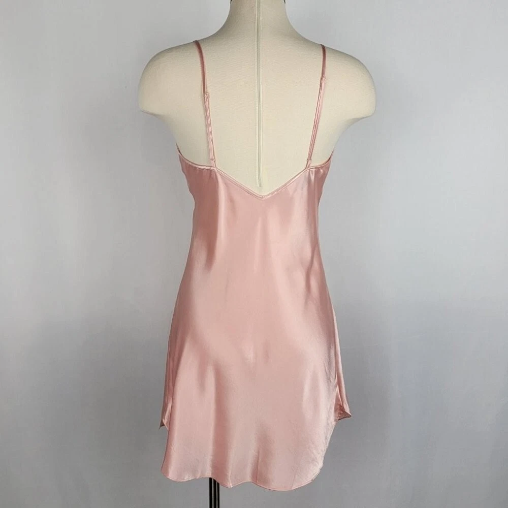 UNDERCOVER Abito slip vintage Victorias Secret camicia piccolo babydoll rosa civettuola anni '90