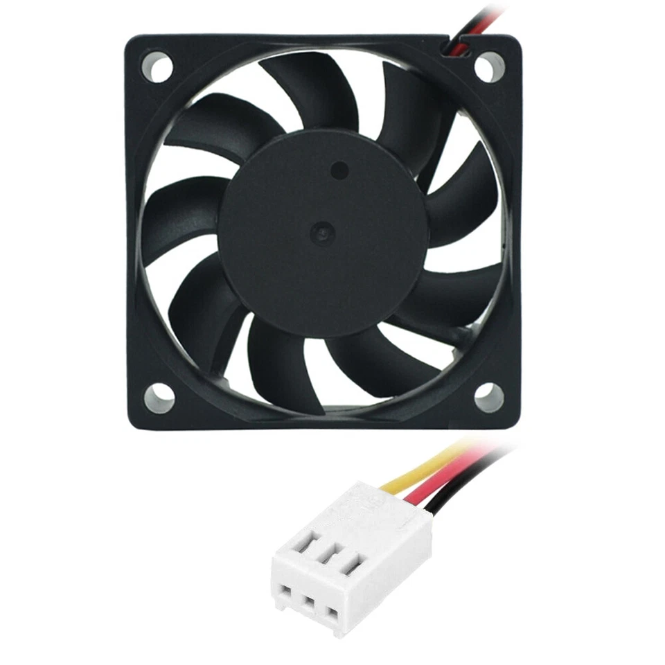 R04 3pin 12V 60x60x15mm Brushless Lüfter Lüfterkühler Kühler Lüfter Computer PC - Bild 3 von 4