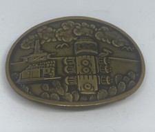 N L Shaffer Oil Company Pump Vintage Belt Buckle
