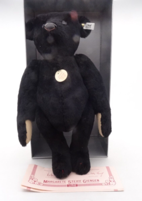 Steiff Teddybär 1912 Replica 1992 Steiff 406003 Teddy Bär 1912 schwarz Replica 1992 limitiert 40 cm