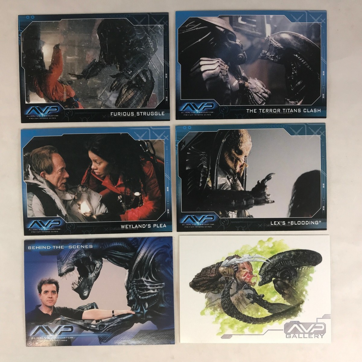 ALIEN vs. PREDATOR AVP Inkworks 2004 Complete Trading Card Set