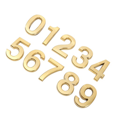 10 Pcs House Number Sign Mailbox Numbers 09 Street Address eBay