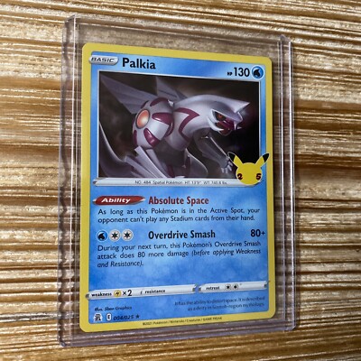 2021 Palkia 004/025 Celebrations Holo Pokemon Card 25th