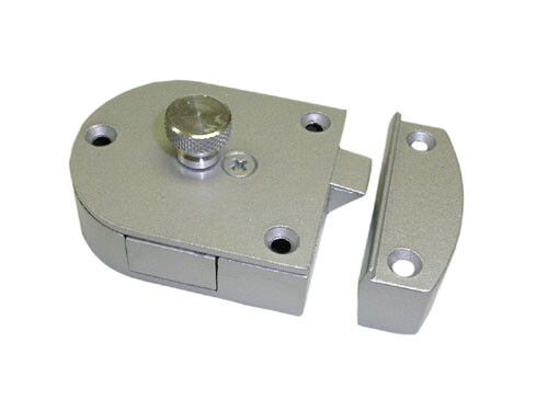 KV SECRET GATE LATCH INTERCHANGEABLE LEFT OR RIGHT MOUNTING KV0989 ALU * - Afbeelding 1 van 2