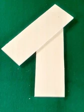 2 Pcs Of 6" x 2" x .125" Ivory Paper Micarta Knife Handle Material 1/8" Scales