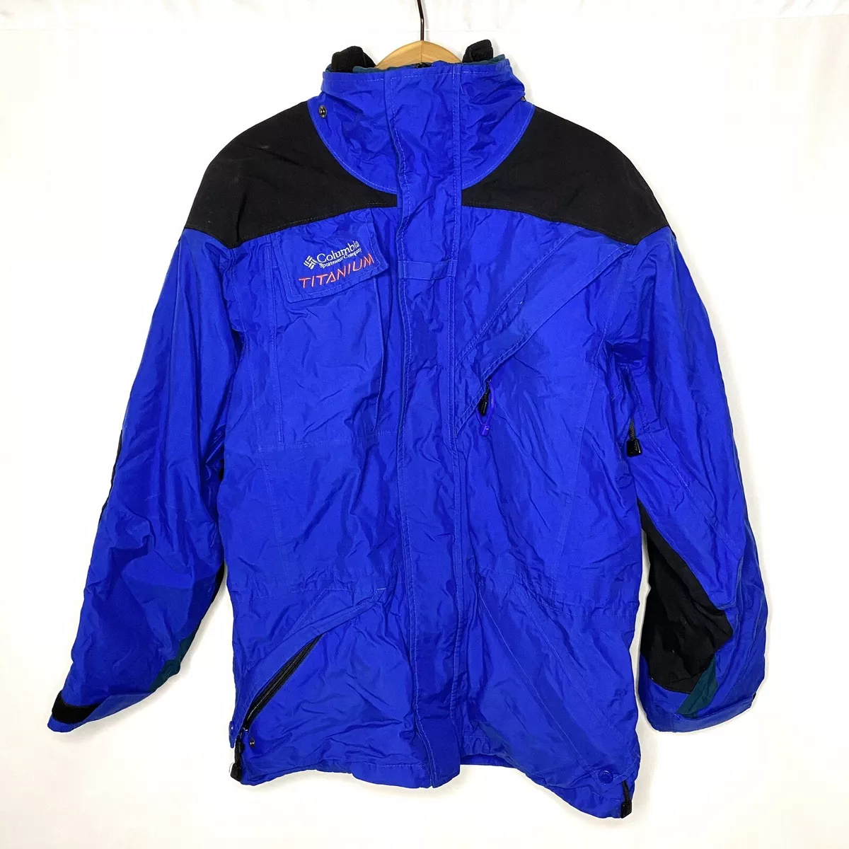 Columbia titanium store jacket blue