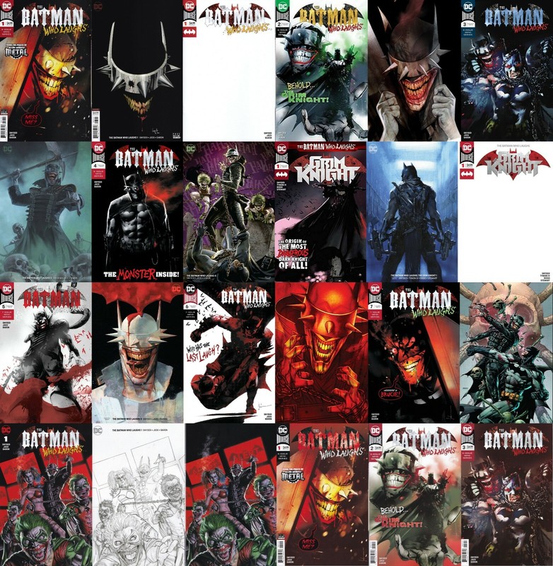 BATMAN WHO LAUGHS 1-7 and GRIM KNIGHT #1 ALL Printings ALL Variant UPDATED