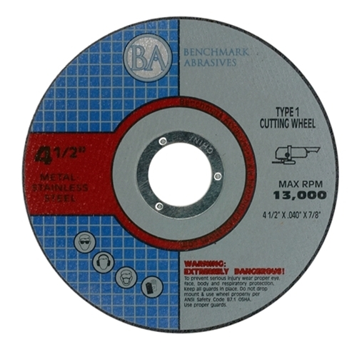 25 Pack 4.5"x.040"x7/8" Premium Thin Cutoff Wheel Stainless Steel