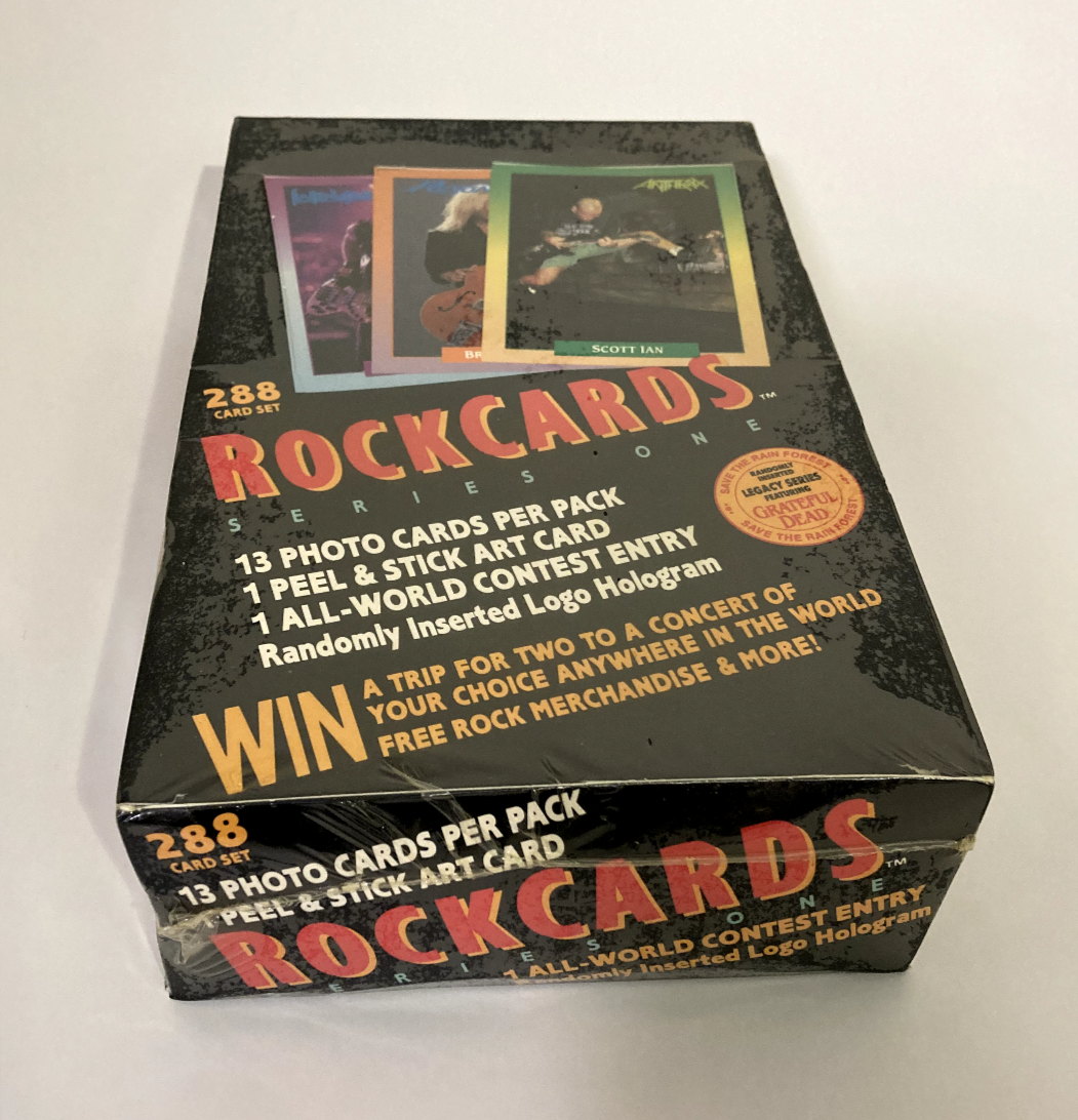 90’s ROCKCARDS SERIES ONE 未開封2箱セット Vintage RockCards Series One, Factory Sealed Box, 288 Cards | eBay