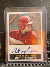 Stephan Englund 2007 Topps Heritage Signs Of Greatness Auto- Nationals