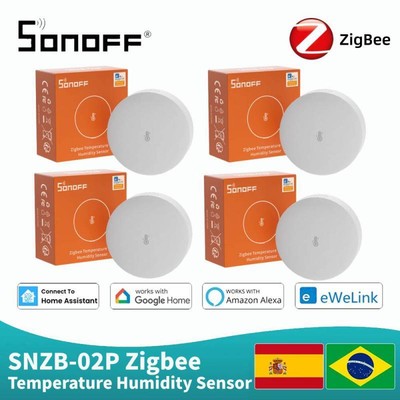 SONOFF SNZB-02P Zigbee Temperature Humidity Sensor Smart Home eWelink APP Real-t