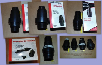 PROPLUMBER SUMP PUMP CHECK VALVES 1-1/4, 1-1/2