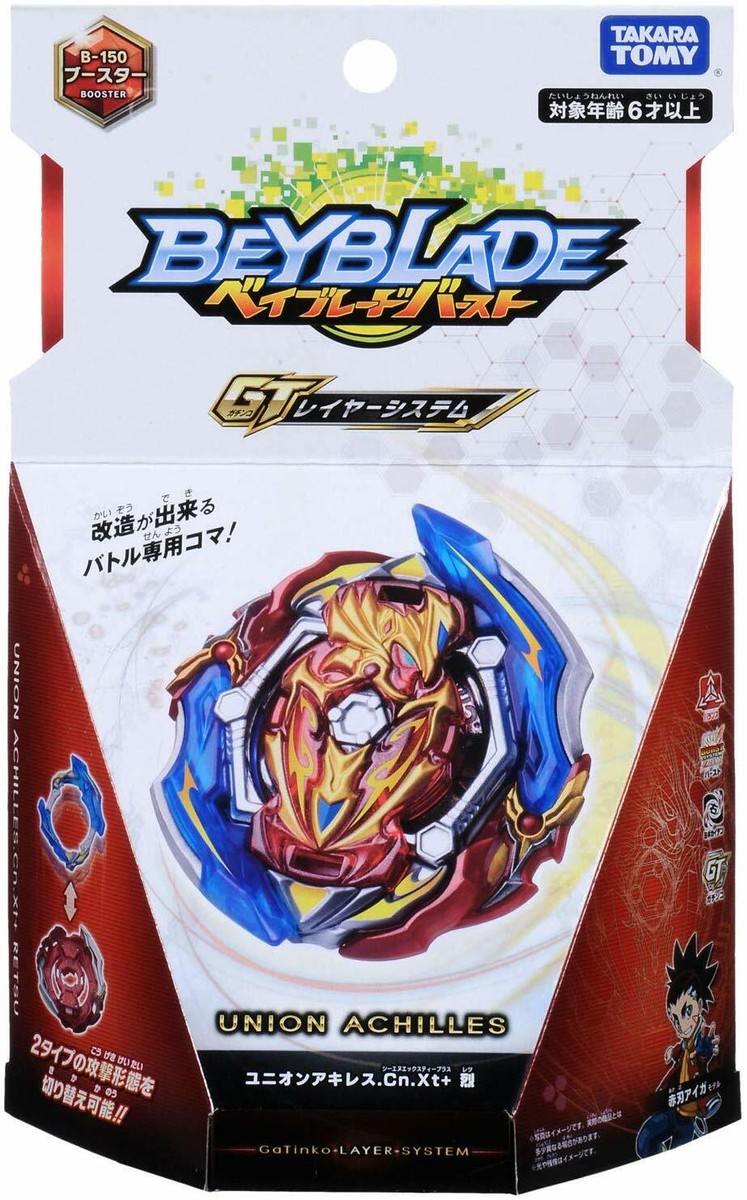 NEW Takara Tomy Beyblade Burst B-150 Union Achilles Cn Xt + B-148