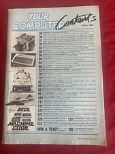 Rare** Your computer april 1983