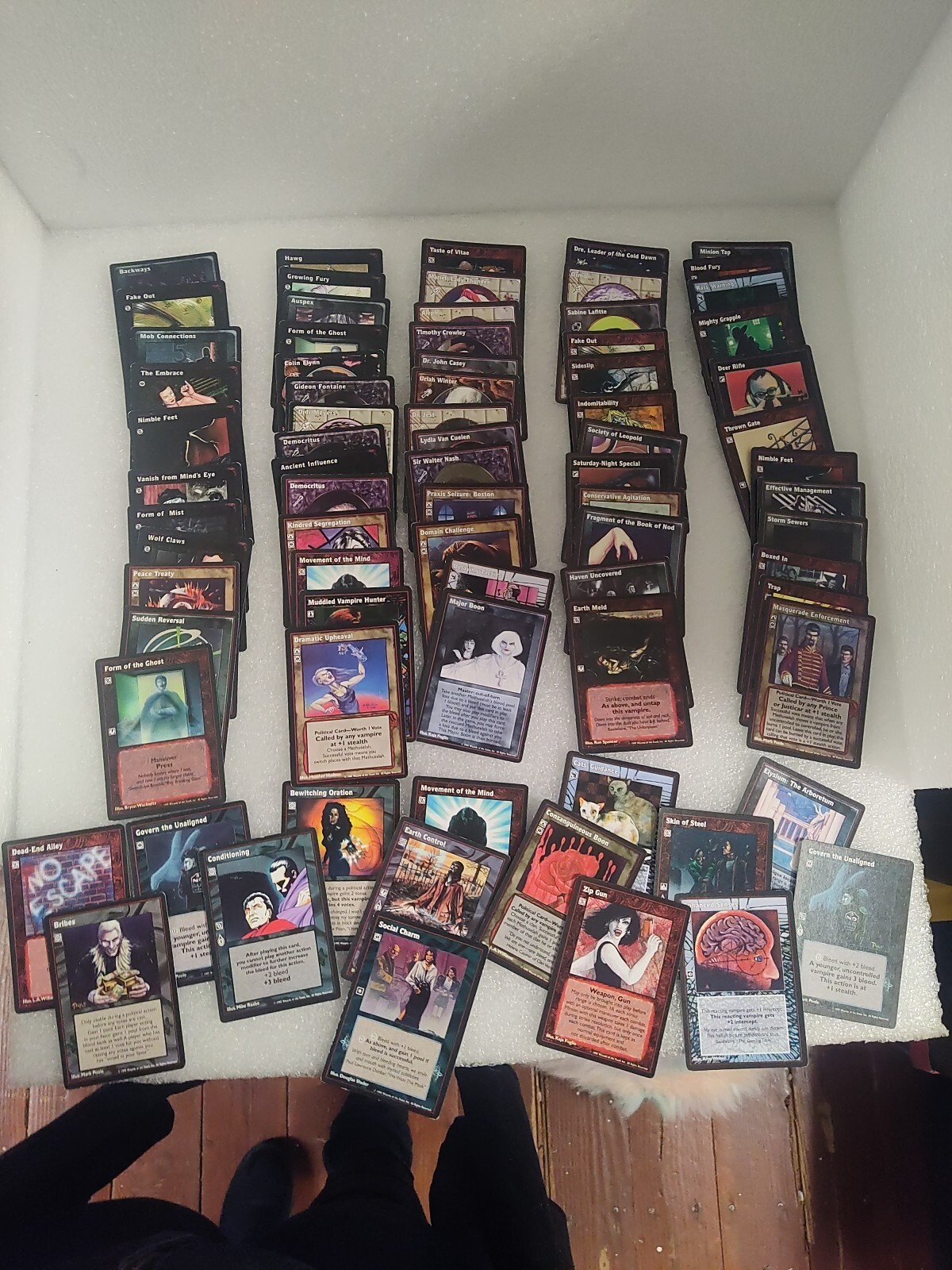 199495 Jyhad Vampire the Eternal Struggle Card Game Lot of 77 Cards