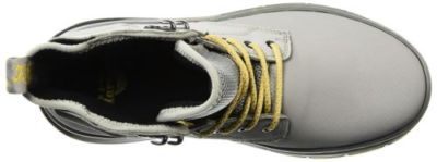 Dr Martens Quinton Mid Grey Moto Combat Military Style Boots Mens 4 Women\'s 5 s-l1200.jpg main image 2