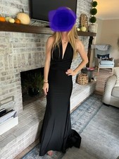 JESSICA ANGEL prom dress XXS (00, 0, 2) BLACK Retail $438 STYLE 573