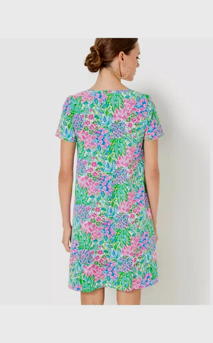 ABITO ESTIVO LILLY PULITZER EASY FIT LINEA A CODY A CHERRY ON TOP XXL NUOVO CON ETICHETTE $98 - Foto 4 di 6