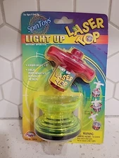 light up laser tops Agglo Spin Toys VTG 2001 (Pink/Red)