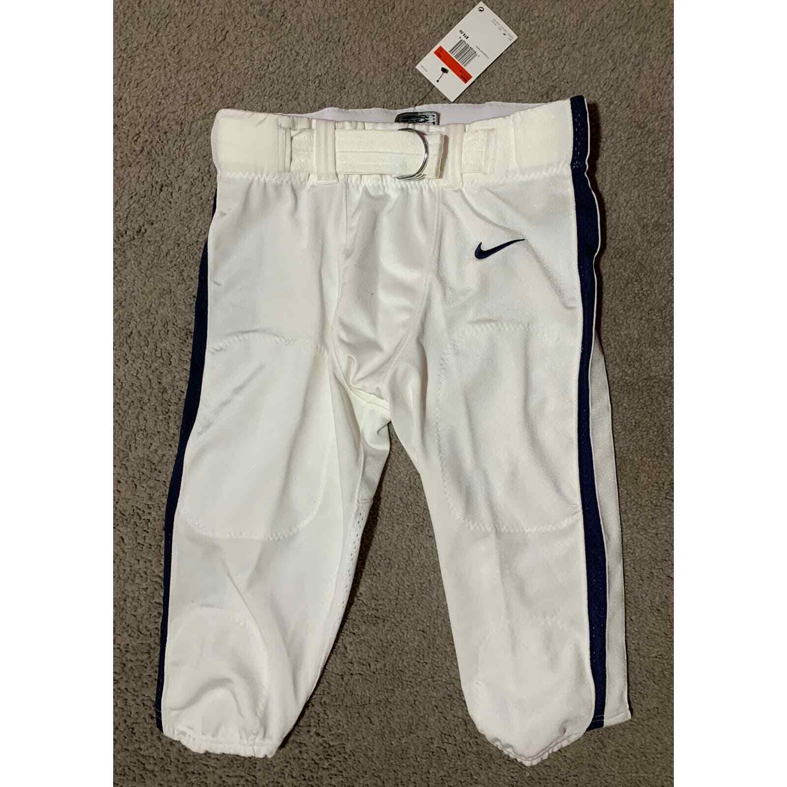 NWT Nike Football Pants Pads w/Belt Mens Size Large L White CI3771107