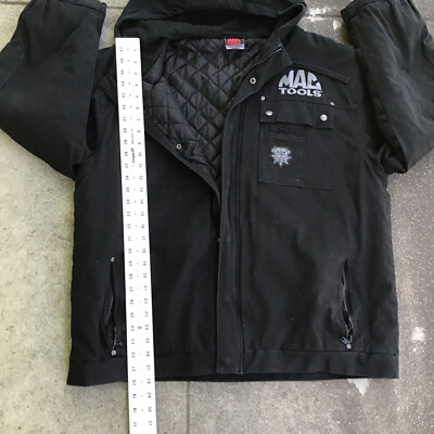 MAC TOOLS マックツール ワークジャケット 刺繍ロゴ 3L ブラック Mac Tools Jacket 3XL Men Full Zip Big Logo Embroidered With