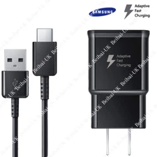 Fast Wall Charger Adapter Block USB Type C Cable Adaptive For Samsung S9 S10 S20