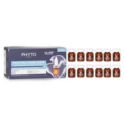 Phyto cyane Anti-Hair Loss Treatment (For Men) 12x3.5ml/0.11oz #git