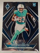 2024 PHOENIX MALIK WASHINGTON ROOKIE FOOTBALL CARD DOLPHINS NFL 222 panini