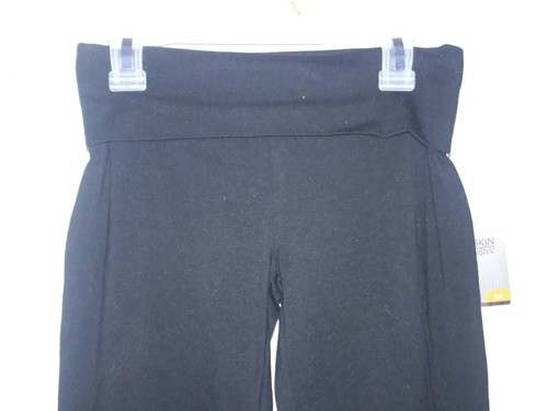💥 Girl's New M Danskin Black Yoga Pants Fold-over Waist Nwt 7-8 Girls Athletic - Picture 5 of 5