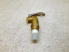 Justrite 08902 Rigid Brass Safety Faucet (TSC)