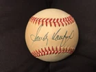 SANDY KOUFAX Signed MLB Baseball Brooklyn LA Dodgers JSA COA HOF LOA