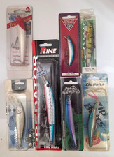 (7) Assorted P-Line Renegade Unfair Stanley JIgs Jerkbait Fishing Lures Lot of 7