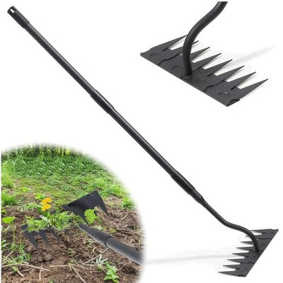 Heavy Duty Alloy Steel Weeding Rake - 55 Inch