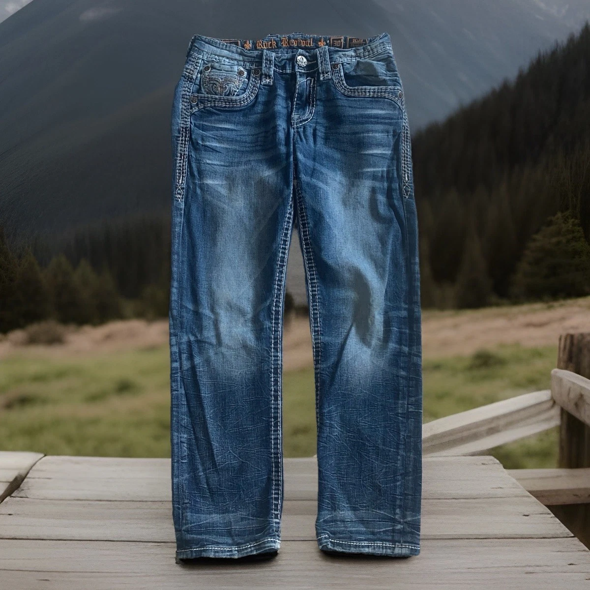 Rock Revival Regular 30 Size Denim Jeans for Men for sale | eBay