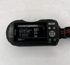 Ricoh WG-5 - Waterproof Digital Camera - Orange (Bad Battery)