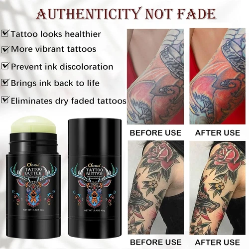 40Gx2 Natural Organic Tattoo Aftercare Butter Balm Moisturizer Color Enhance image 4