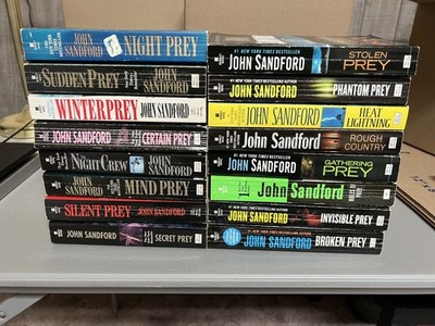 JOHN SANDFORD LOT 16 PBs BOOKS Prey Virgil Flowers Lucas Davenport
