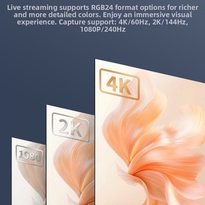 4K 60Hz Videoaufnahmegerät für Switch und für PS5 mit Loop Out Funktion