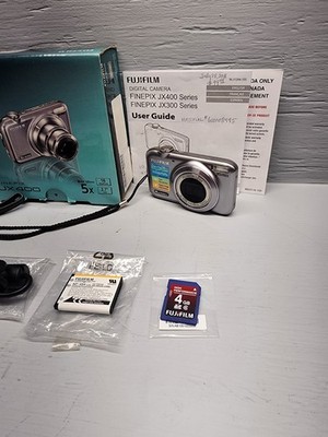 Near Mint Fujifilm FinePix JX400 16MP 5X Optical HD Camera Silver