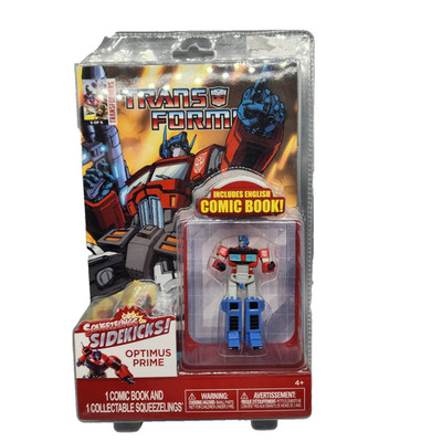 Transformers: Squeezelings Sidekicks Optimus Prime  Comic Book Included