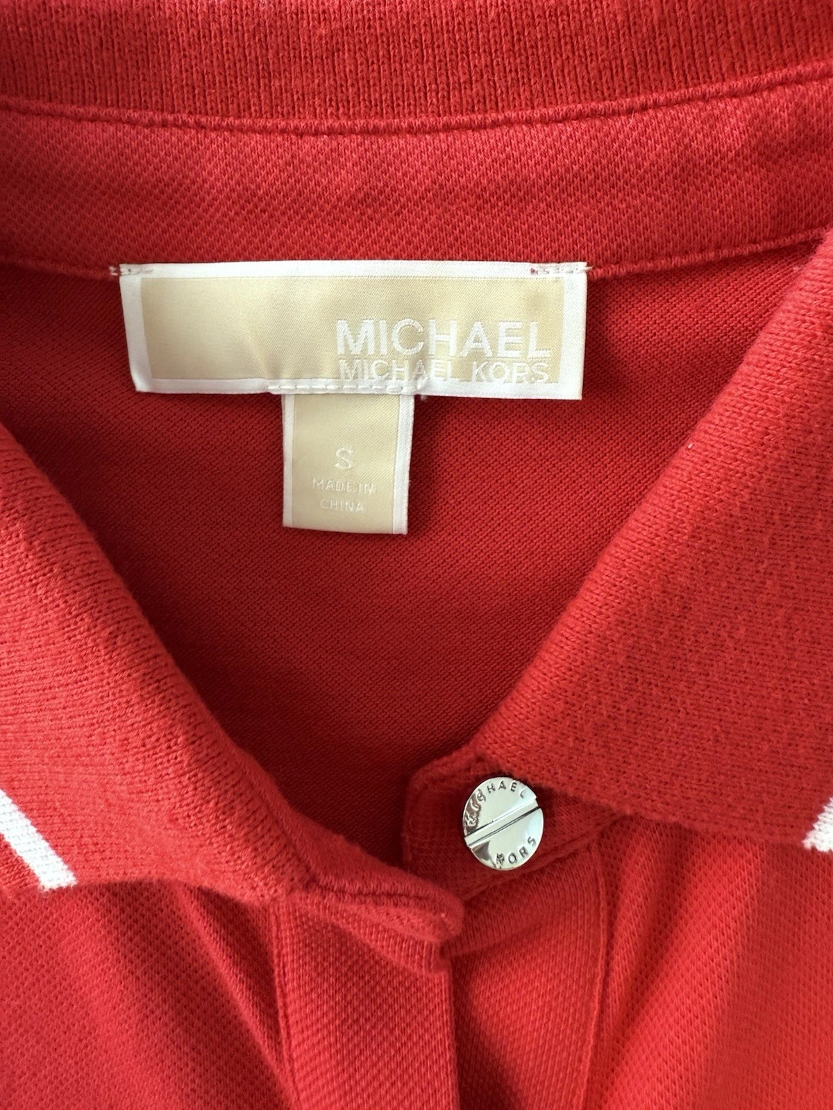 Abito donna rosso senza maniche Michael Kors taglia S