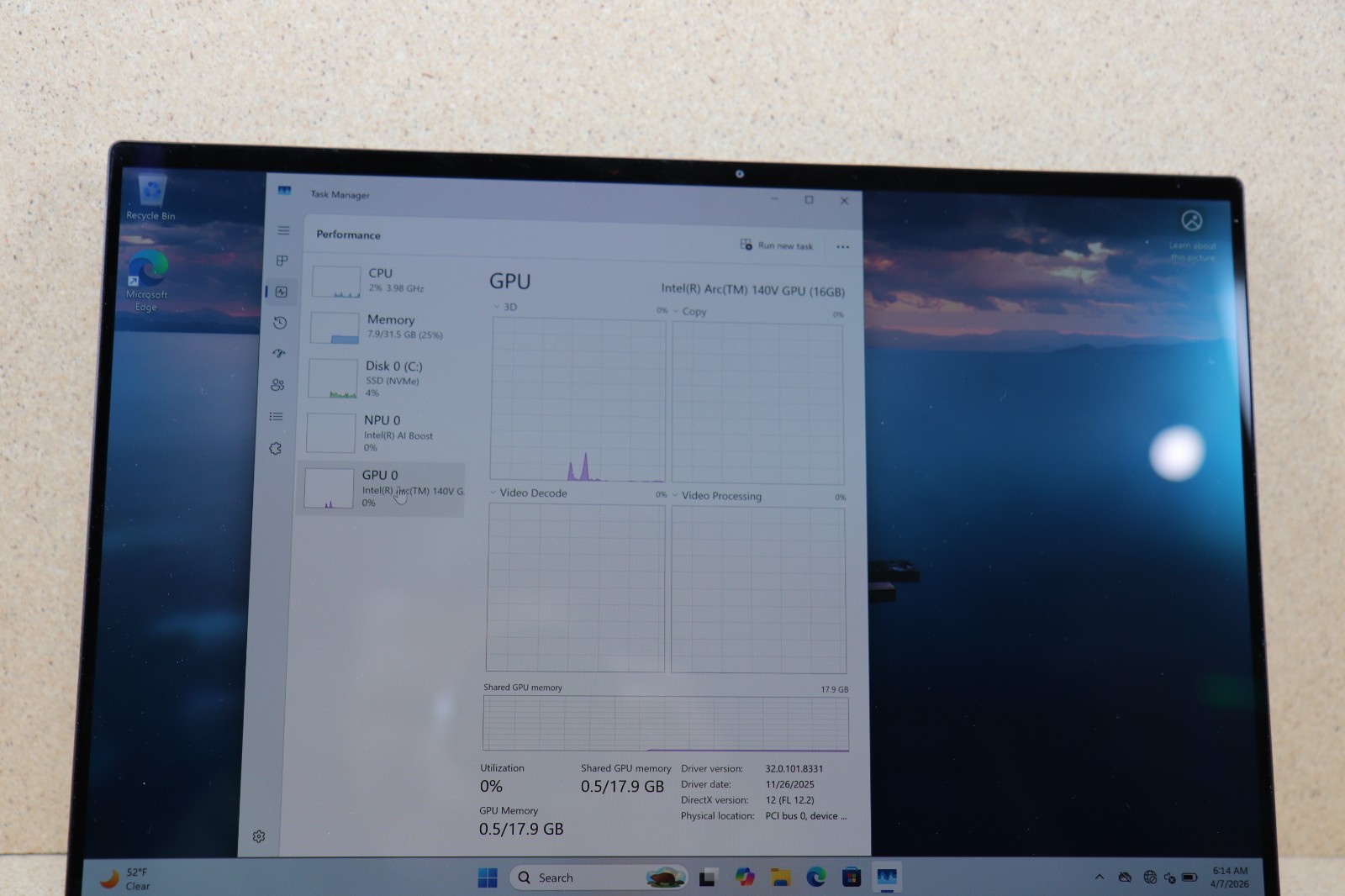 Asus Zenbook S 14, 14-Inch Laptop, with ultra 7 258v