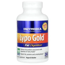 Lypo Gold, For Fat Digestion, 240 Capsules