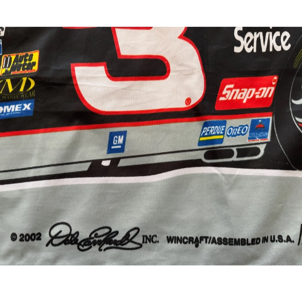 Bandera grande Wincraft vintage Nascar Dale Earnhardt The Legend 2002 Foto 3 de 4