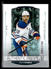2025-26 Upper Deck SP Hockey Authentic Profiles #AP-6 Zach Hyman /1749