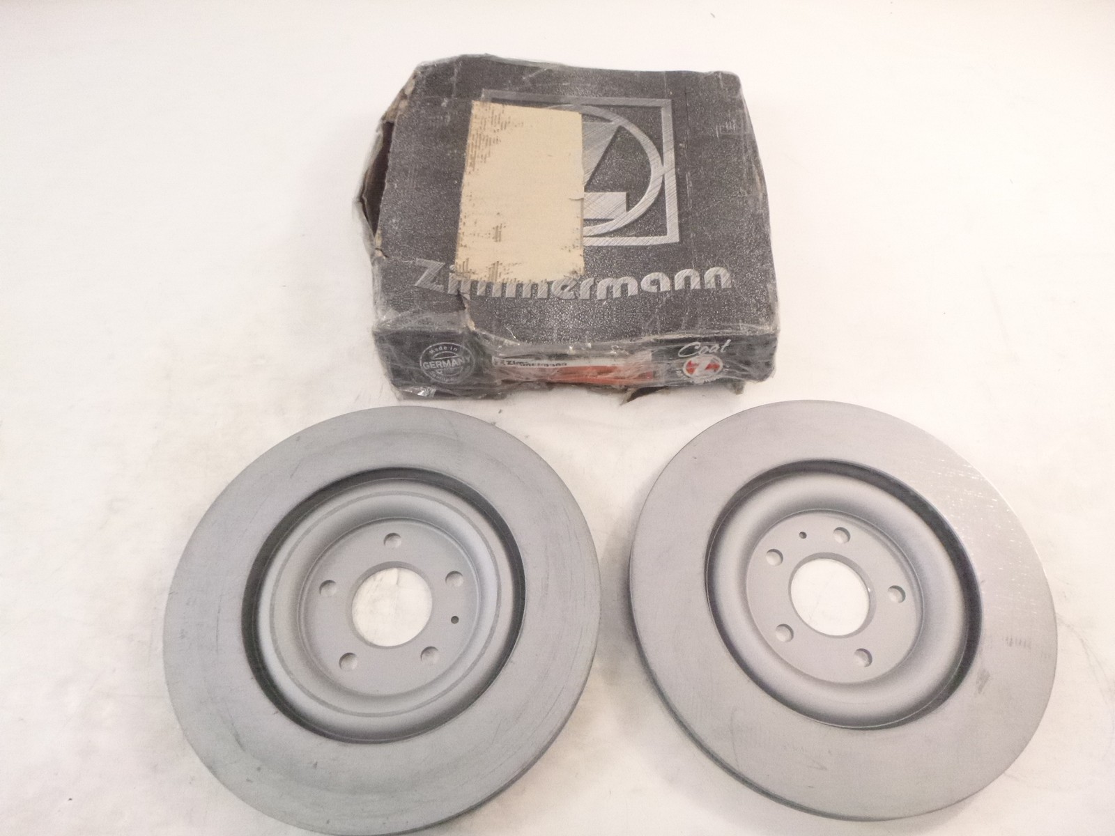 2 Pack Zimmerman 100.3376.20 Rear Disc Brake Rotor For 2017-2019 Audi Q7